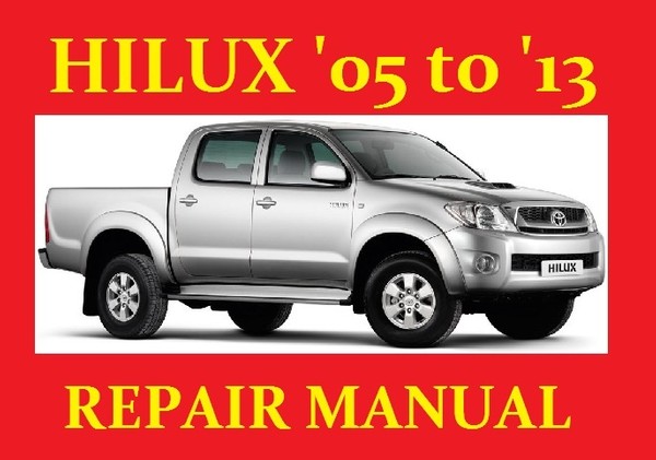 Toyota Hilux D4d Workshop Manual Download